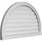 Ekena Millwork Round Top Surface Mount PVC Gable Vent: Functional, w/ 2"W x 2"P Brickmould Sill Frame, 36"W x 22"H GVPRT36X2203SF - alternate 4